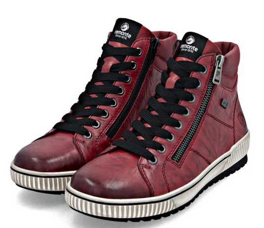 Remonte Women's Maditta D0772 Sneaker Mohn/Rot