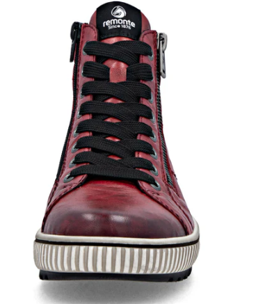 Remonte Women's Maditta D0772 Sneaker Mohn/Rot