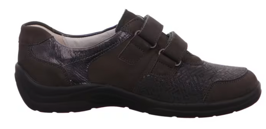 Waldlaufer women's Hesna  slipper comfort shoe Carbon