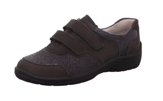 Waldlaufer women's Hesna  slipper comfort shoe Carbon