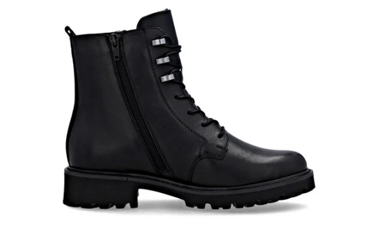 Remonte Women's D8656 Marusha Waterproof lace boot Black/Black