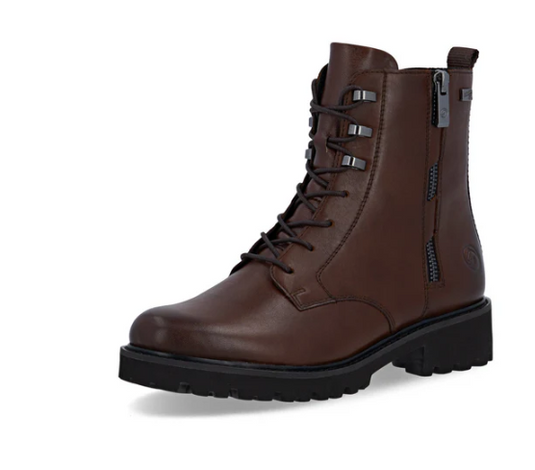 Remonte Women's D8656 Marusha Waterproof lace boot Brown