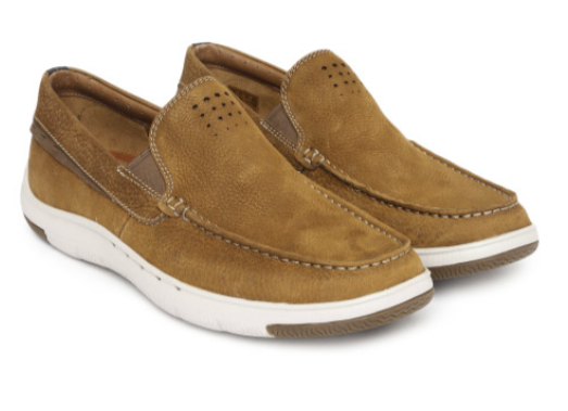 Clarks Men's Unmaslow Easy Slip-On Shoe Tan Brown Nubuck
