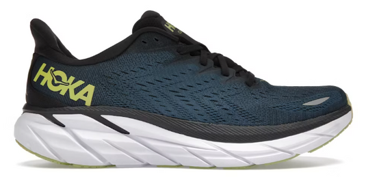 Hoka One One Men's Clifton 8 Sneaker Blue Coral/ Butterfly
