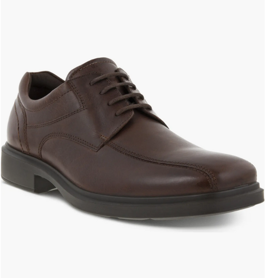 ECCO Men's Helsinki 2 Leather Bike-Toe Derby Shoe Mink