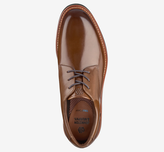 Johnston & Murphy Men's Tyson Dress Plain Toe Tan