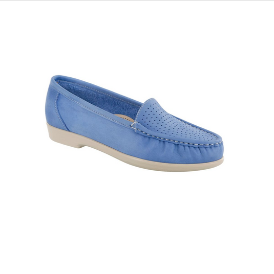 SAS Women's Savvy Flat Moccasin Denim