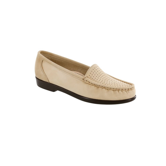 SAS Women's Savvy Flat Moccasin Linen