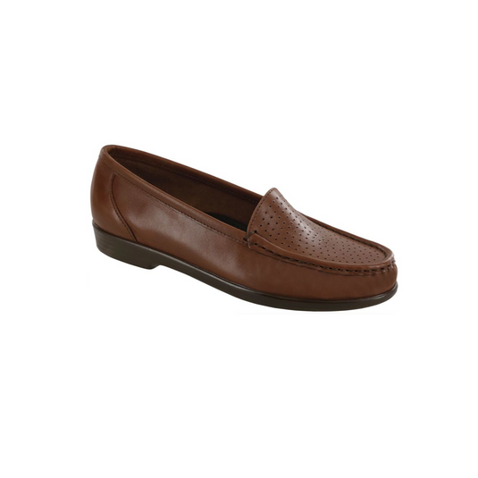 SAS Women's Savvy Flat Moccasin Russet