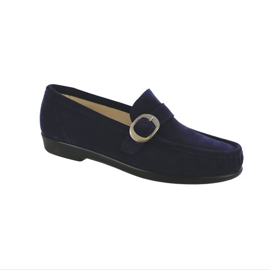 SAS Women's Lara Slip On Loafer Navy Suede