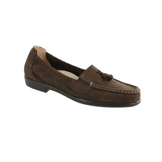 SAS Women's Hope Slip-on Loafer Brown Turf