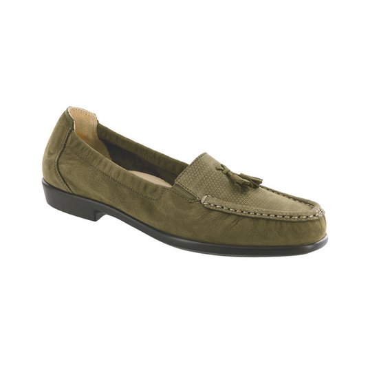 SAS Women's Hope Slip-on Loafer Green Tundra