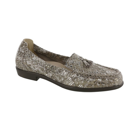 SAS Women's Hope Slip-on Loafer Multi Snake Gold