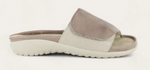 Naot Women's Ipo Sandals Soft Stone Leather/Beige Lizard Leather