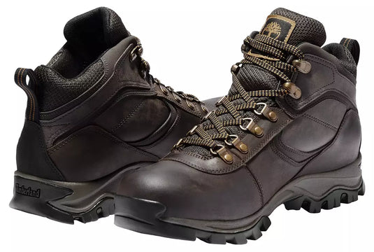 Timberland Men's Mt Maddsen Waterproof Hiking Boots Dark Brown Full Grain