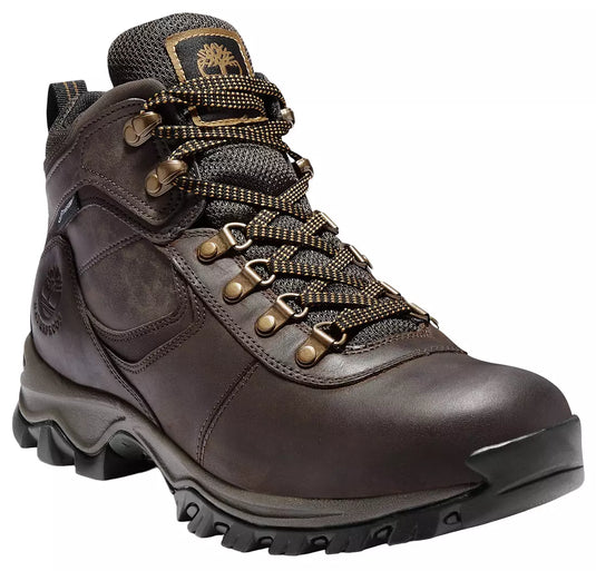 Timberland Men's Mt Maddsen Waterproof Hiking Boots Dark Brown Full Grain