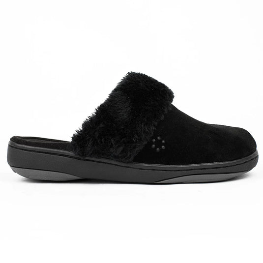 Tempur-Pedic Womens Kensley Scuff Slippers Black