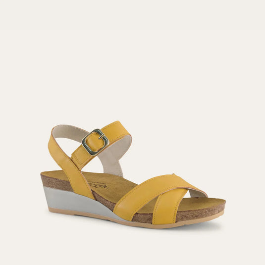 Naot Women's Throne Sandal Soft Marigold Leather