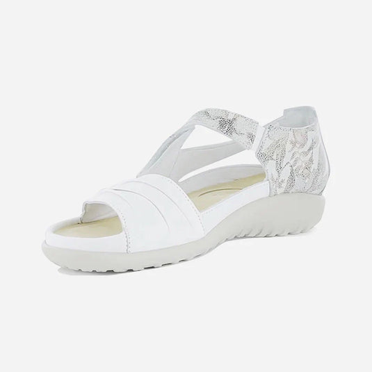 Naot Women's Papaki Sandals Soft White Floral