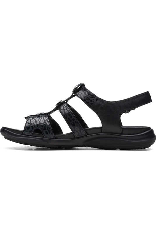 Clarks Women's Kylyn Step Sandal - Black