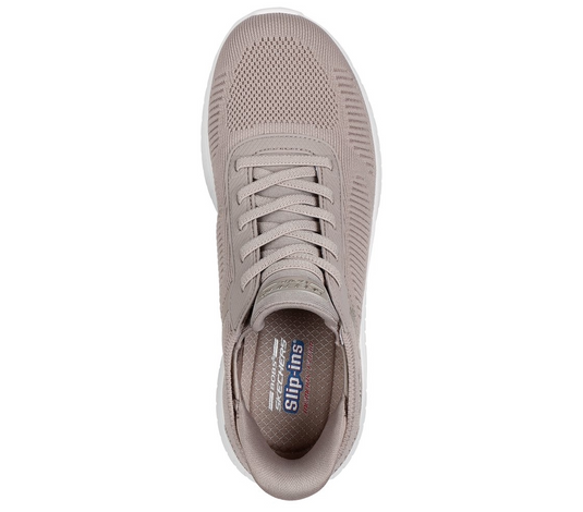 Skechers Slip-ins: Women's BOBS Sport Squad Chaos - Taupe