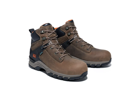 Timberland Men's PRO® Hypercharge 6" Comp Toe Work Boots Turkish Coffee Full-Grain