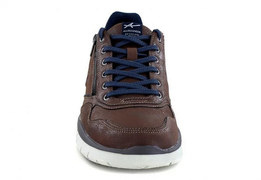 All Rounder by Mephisto Men's Majestro Dark Brown/Navy