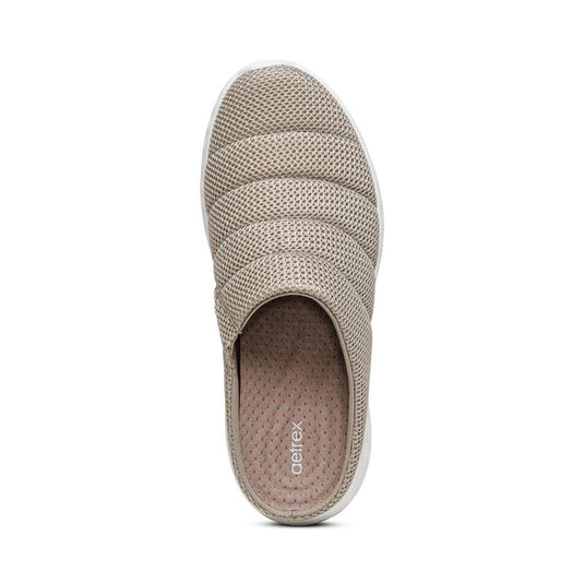 Aetrex Women's Harley Slip-On Sneakers Taupe