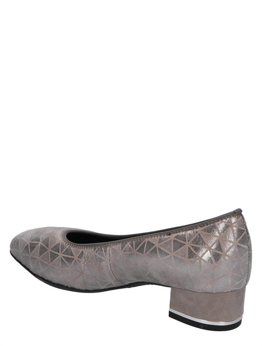 Ara Women's Graz Block Heel Moon Silver