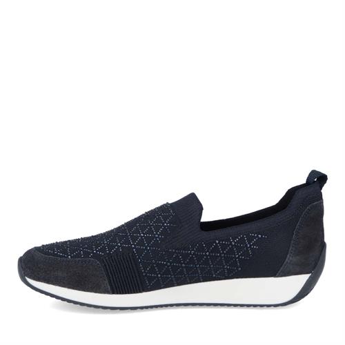 Ara Women's Lissabon Slip-on Shoe Blue