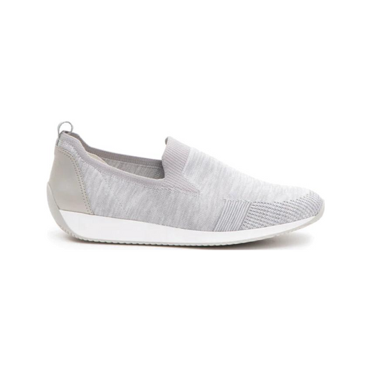 Ara Women's Leena Slip-On Sneaker Light Grey