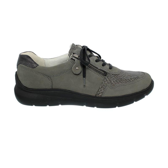 Waldlaufer Women's H-Leonie 796002 Gray Nubuck