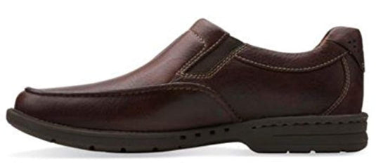 Clarks Men's Untilary Easy Slip-On Loafer Brown Leather