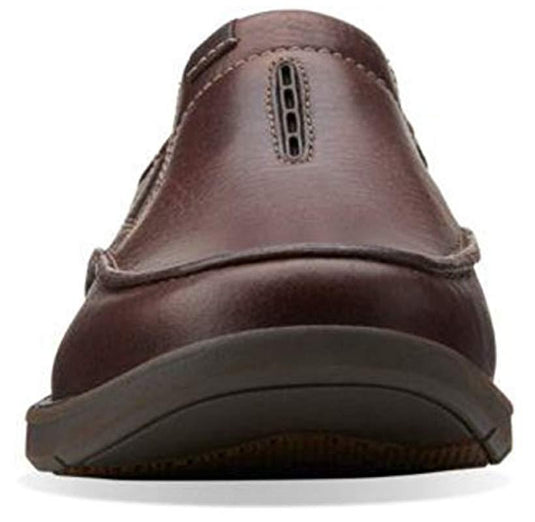 Clarks Men's Untilary Easy Slip-On Loafer Brown Leather