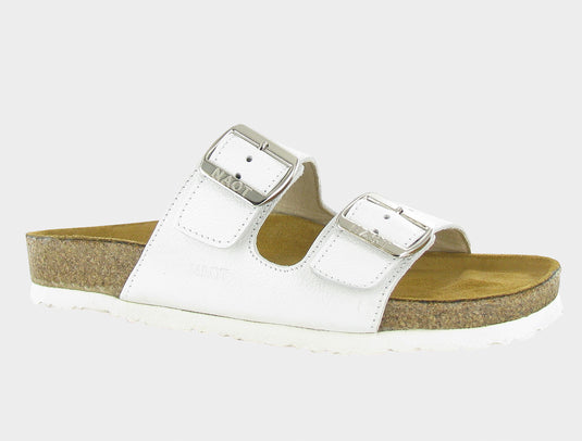 Naot Women's Santa Barbara Sandals Soft White Leather