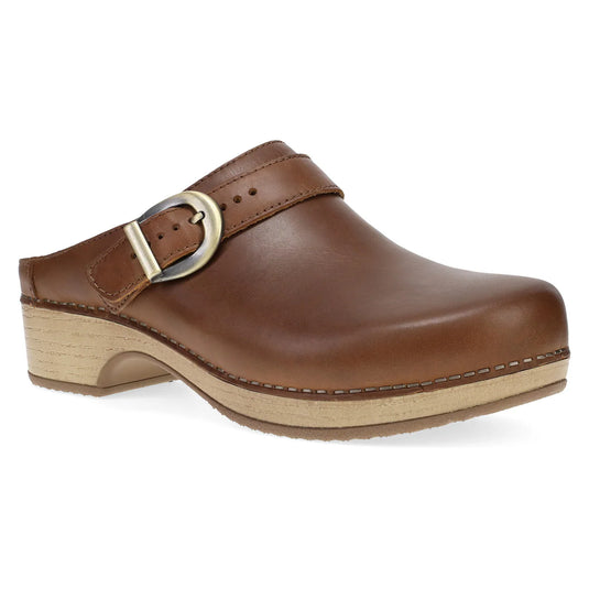 Dansko Women's Baylor Slip on Clog Tan Oiled