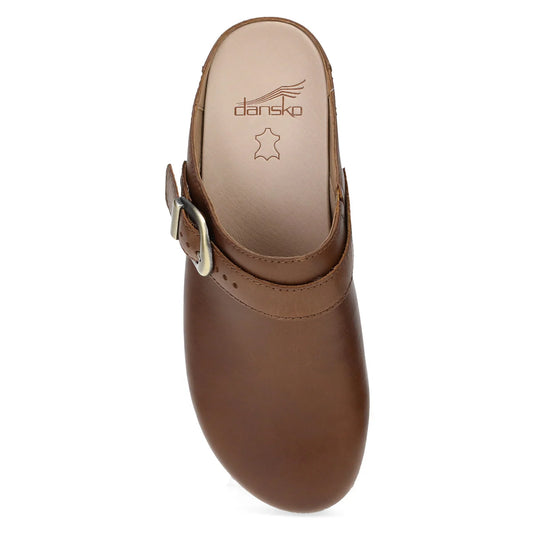 Dansko Women's Baylor Slip on Clog Tan Oiled