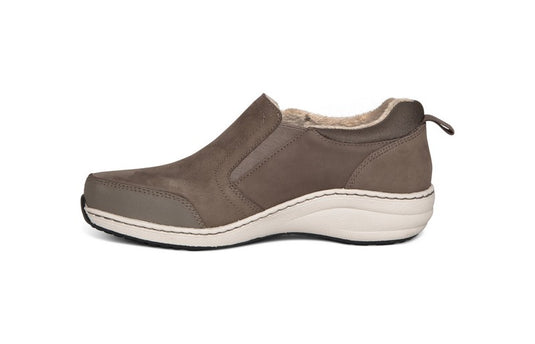 Aetrex Women's Tyra Waterproof Slip-On Warm Grey