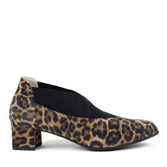 Beautifeel Women's Gia Bootie Leopard Print Suede