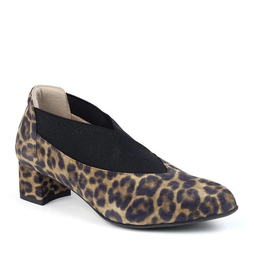 Beautifeel Women's Gia Bootie Leopard Print Suede