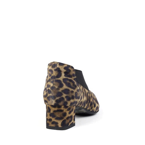 Beautifeel Women's Gia Bootie Leopard Print Suede