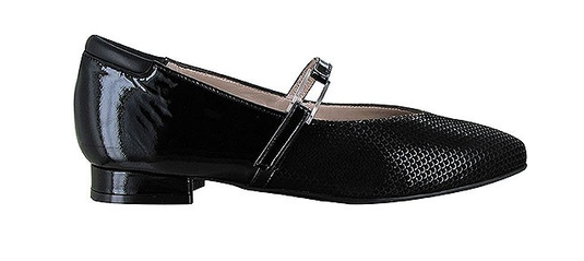 Beautifeel Women's Caroline Black Shiny Scale Print Suede