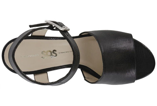 SAS Bianca Quarter Strap Sandal Black