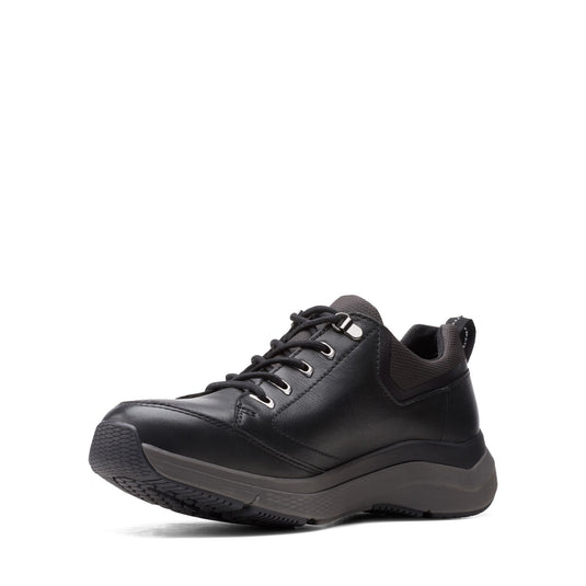 Clarks Men's Wave 2.0 Vibe Black Leather