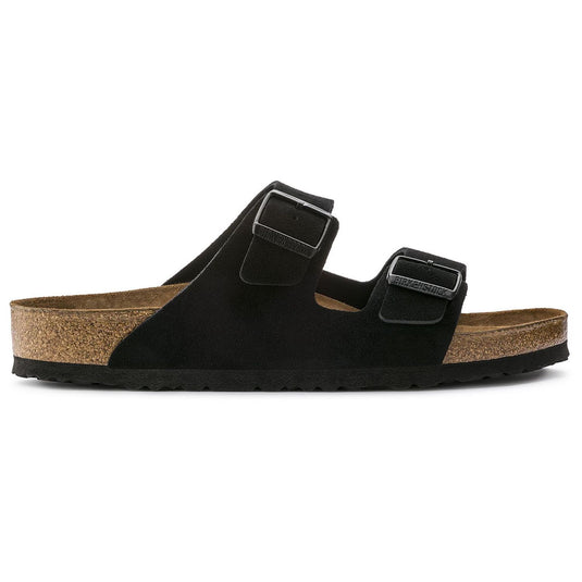 Birkenstock Sandals Arizona Black Suede Leather