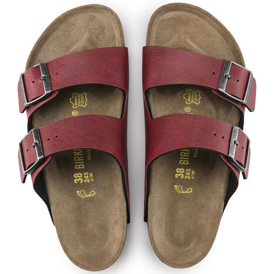 Birkenstock Sandals Arizona Pull Up Bordeaux