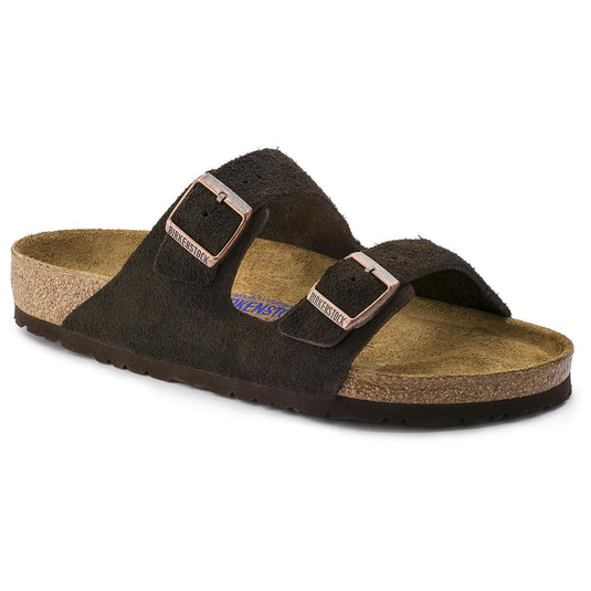 Birkenstock Sandals Arizona Mocha Suede Leather