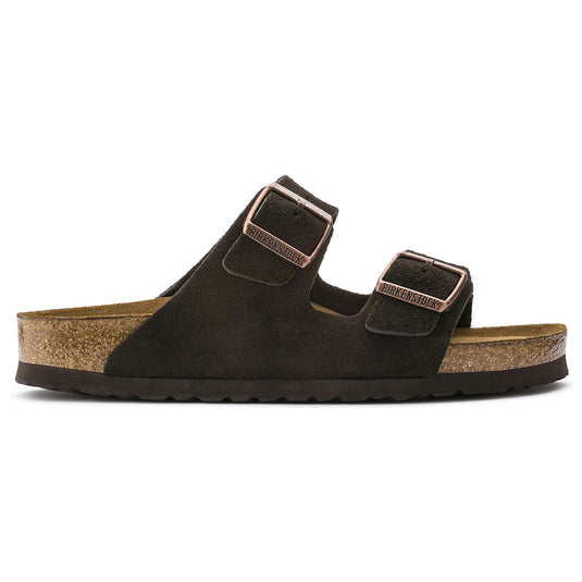 Birkenstock Sandals Arizona Mocha Suede Leather