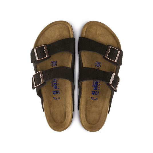 Birkenstock Sandals Arizona Mocha Suede Leather