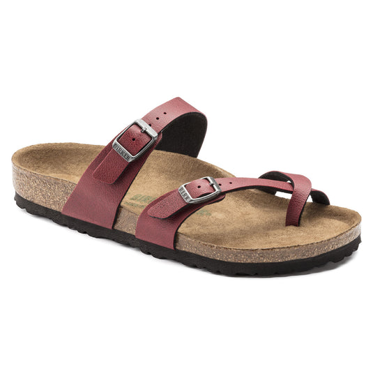 Birkenstock Sandals Mayari Vegan Pull Up Bordeaux